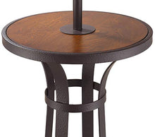 Load image into Gallery viewer, Chadwick Rustic Farmhouse Tray Table Floor Lamp - Franklin Iron Works