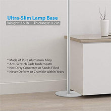 Load image into Gallery viewer, TROND LED Torchiere Floor Lamp, Modern Sky Tall Dimmable Lamp 30W, 5500K Natural Daylight, Max. 5000lm, 71-Inch, 30-Min Timer, Standing Pole Uplight for Living Room Bedroom Office, Silver