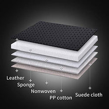 Load image into Gallery viewer, Coverado Front and Back Seat Covers 4 Pieces, Waterproof Nappa Leather Auto Seat Protectors Full Set, Universal Car Accessories Fit for Most Sedans SUV Pick-up Truck, Black