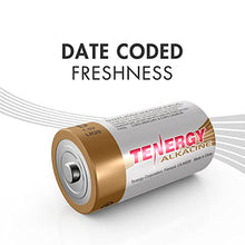 Load image into Gallery viewer, Tenergy 1.5V D Alkaline LR20 Battery, High Performance D Non-Rechargeable Batteries for Clocks, Remotes, Toys & Electronic Devices, Replacement D Cell Batteries, 24-Pack