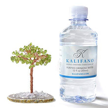 Load image into Gallery viewer, KALIFANO Natural Mini Peridot (100+ Gemstone Count!) Chakra Crystal Tree with Brazilian Agate Base - Bonsai Feng Shui Money Tree for Stress Relief and Inner Growth