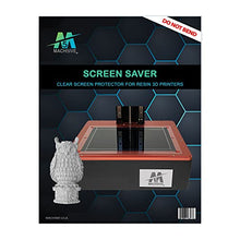 Load image into Gallery viewer, Mach5ive Screen Saver- Clear Screen Protector for Resin 3D Printers - Universal Protection from Resin Spill, Internal, LCD Screen - Resin Resistant - Portable Protection - 2 Pack (Clear, Peopoly Phenom L)