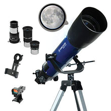 Load image into Gallery viewer, Meade Instruments – S102mm Aperture, Portable Beginner Refracting Astronomy Telescope for Kids & Adults – Bonus Smart Phone Adapter & Accessories Included - Adjustable Alt-azimuth (AZ) Manual Mount