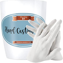Load image into Gallery viewer, Discovering DIY Hand Casting Kit - Couples Gifts, Valentine's Day Gifts for Her or Him & DIY Craft Kits for Adults - Plaster Hand Mold Kit w/Gloves, Paints & Tools