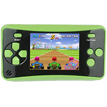Load image into Gallery viewer, HigoKids Handheld Game for Kids Portable Retro Video Game Player Built-in 182 Classic Games 2.5 inches LCD Screen Family Recreation Arcade Gaming System Birthday Present for Children-Green