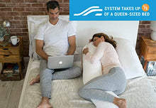 Load image into Gallery viewer, MedCline Shoulder Relief Wedge and Body Pillow System, One Size, Right or Left Side Sleeping Comfort, Medical Grade, Removable Cover