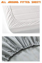 Load image into Gallery viewer, Elegant Comfort Luxury Soft 1500 Thread Count Egyptian Quality 4-Piece Sheet Wrinkle and Fade Resistant Bedding Set, Deep Pocket up to 16inch, King, White