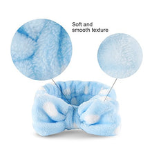 Load image into Gallery viewer, Bow HeadBands, Teenitor Women Headbands for Makeup Cosmetic Facial Shower Spa Elastic Hair Band Hairlace Headband for Baby girls Yellow Blue Green Purple Pink, 5pcs