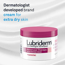 Load image into Gallery viewer, Lubriderm Advanced Therapy Fragrance-Free Moisturizing Cream with Vitamin E and Pro-Vitamin B5, Intense Hydration for Extra Dry Skin, Non-Greasy Formula, 16 fl. oz