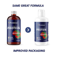 Load image into Gallery viewer, Liquid Protein Hydrolyzed by Proteinex. No Fat, Sugar Free, No Carbs. Predigested Hydrolysate Supplement. Supports Recovery Surgery Treatment Muscles and Joints (30 Fl Oz, Watermelon)