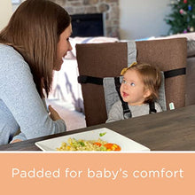 Load image into Gallery viewer, liuliuby Travel Harness Seat - Fabric Baby Portable High Chair for Travel - Travel High Chair Seat Sack - Portable Baby Seat with Safety Harness – Parent Pouch Must Haves Baby Travel Essential