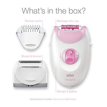 Load image into Gallery viewer, Braun Epilator Silk-epil 3 3-270, Hair Removal for Women, Shaver & Trimmer