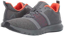 Load image into Gallery viewer, Reebok Men's Print Lite Rush Running Shoe, Alloy/Coal/Atomic red, 8 M US