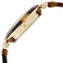 Load image into Gallery viewer, Anne Klein Women's Gold-Tone and Tortoise Brown Resin Bracelet Watch, 10/9652CHTO