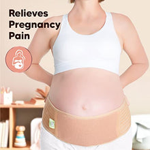 Load image into Gallery viewer, KeaBabies Maternity Belly Band for Pregnancy - Soft & Breathable Pregnancy Belly Support Belt - Pelvic Support Bands - Tummy Band Sling for Pants - Pregnancy Back Brace (Classic Ivory, One Size)