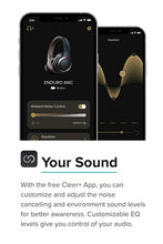 Load image into Gallery viewer, Cleer Audio, Enduro ANC Noise Cancelling Headphones, Long Lasting 60 Hour Battery, Ambient Sound Levels, Bluetooth Headphones, Smart Controls with Cleer+ App - Dark Navy