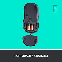 Load image into Gallery viewer, Logitech M510 Wireless Computer Mouse – Comfortable Shape with USB Unifying Receiver, with Back/Forward Buttons and Side-to-Side Scrolling, Blue