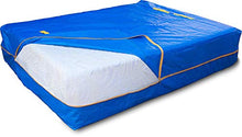 Load image into Gallery viewer, LEVARARK Mattress Bag for Moving and Storage | Queen XL Size Double Cover | Heavy Duty Tarp Plus 4 Mil Thick Plastic Protector | Sturdy Reusable Material Handles and Strong Zipper (Queen XL)