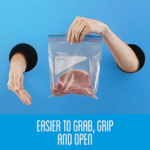 Load image into Gallery viewer, Ziploc Quart Food Storage Freezer Bags, Grip 'n Seal Technology for Easier Grip, Open, and Close, 30 Count, Pack of 4 (120 Total Bags)