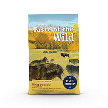 Load image into Gallery viewer, Taste of the Wild High Prairie Canine Grain-Free Recipe with Roasted Bison and Roasted Venison Adult Dry Dog Food, Made with High Protein from Real Meat and Guaranteed Nutrients and Probiotics 28lb