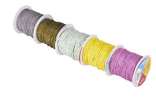 Load image into Gallery viewer, Mandala Crafts 1mm 109 Yards Jewelry Making Beading Crafting Macramé Waxed Cotton Cord Thread (Lilac)
