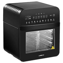Load image into Gallery viewer, GoWISE USA GW44803 Ultra 12.7-Quart Electric Air Fryer Oven with Rotisserie and Dehydrator + 11 Accessories and 50 Recipes, Black, QT
