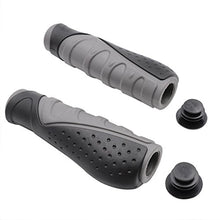 Load image into Gallery viewer, TRELC Antislip Bicycle Handlebars Grips Protector For Bicycle/ Mountain Bike/ Road Bike/ Folding Bike (Black+Grey)