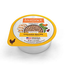 Load image into Gallery viewer, Instinct Grain Free Minced Recipe with Real Chicken Natural Wet Cat Food, 3.5 oz. Cups (Case of 12)