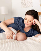 Load image into Gallery viewer, Kindred Bravely Davy Ultra Soft Maternity & Nursing Pajamas Sleepwear Set (Slate Blue, Medium)