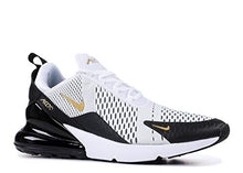 Load image into Gallery viewer, Nike Men's Air Max 270 White/Black/Gold AV7892-100 (Size: 10)
