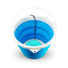 Load image into Gallery viewer, Portable Mini Washing Machine with Foldable Bucket Ultrasonic Vibration Turbine Rotating Folding Washer for Underwear/Underpants/Baby Clothes/Socks