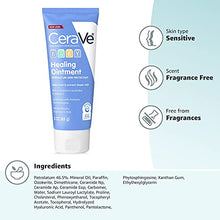 Load image into Gallery viewer, CeraVe Healing Ointment for Baby | Diaper Rash Cream for Extra Dry, Cracked Skin | Lanolin & Fragrance Free | 3 Ounce | Packaging May Vary