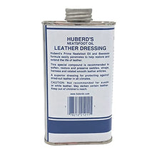Load image into Gallery viewer, Huberd's Leather Dressing with Neatsfoot Oil - Softens and Restores Leather Shoes, Boots, Sporting Goods, Saddle & Tack, Furniture and Apparel. Made in The USA Since 1921!