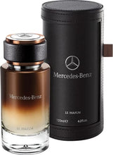 Load image into Gallery viewer, Mercedes-Benz - Le Parfum - Irresistible Fragrance For Men - Wood And Leather Scent - For Dynamic, Leading Personalities - Pink Pepper, Bergamot, Violet Leaves, Amber Notes - Eau De Parfum - 4 Oz