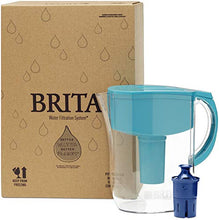Load image into Gallery viewer, Brita Everyday Pitcher with 1 Longlast Filter, Large 10 Cup, Turquoise