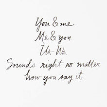 Load image into Gallery viewer, Hallmark Signature Anniversary Card, Love Card (Wooden You & Me)