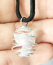 Load image into Gallery viewer, Azeztulite & Danburite Power Necklace with Certificate of Authenticity