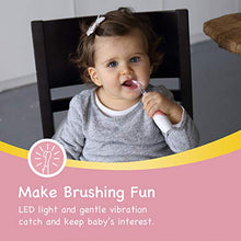 Load image into Gallery viewer, Papablic BabyHandy 2-Stage Sonic Electric Toothbrush for Babies and Toddlers Ages 0-3 Years, Pink