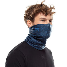 Load image into Gallery viewer, BUFF Adult CoolNet UV+ Multifunctional Headwear and Face Mask, Solid and Patterned Design, Graphite Navy HTR, One Size