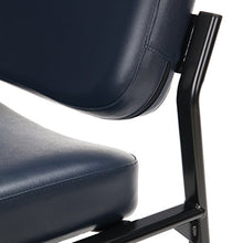 Load image into Gallery viewer, OFM Core Collection Big and Tall Armless Guest and Reception Chair, Anti-Microbial/Anti-Bacterial Vinyl, in Navy