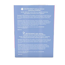 Load image into Gallery viewer, Neutrogena Day & Night Wipes with Makeup Remover Face Cleansing Towelettes & Night Calming Facial Cloths, Alcohol-Free Wipes to Remove Dirt, Oil & Waterproof Mascara, 3 Packs of 25 ct, 75 ct