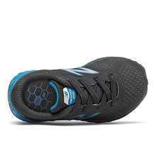 Load image into Gallery viewer, New Balance Kid's Fresh Foam Arishi V2 Bungee Running Shoe, Black/Wave/Silver Metallic, 7 W US Toddler (1-4 Years)