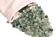 Load image into Gallery viewer, ZenQ 1 lb Green Aventurine Tumbled Stone Chips Crushed Natural Crystal Quartz Pieces
