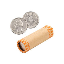 Load image into Gallery viewer, Pre-Formed Quarter Coin Wrappers (Bundle of 100)