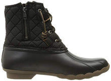 Load image into Gallery viewer, Sperry Women's Saltwater Boots, Quilted Black, 8M