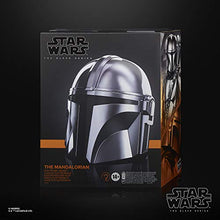 Load image into Gallery viewer, STAR WARS The Black Series The Mandalorian Premium Electronic Helmet Roleplay Collectible, Toys for Kids Ages 14 and Up