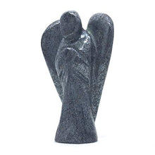Load image into Gallery viewer, Nelson Creations, LLC Hematite Hand-Carved Natural Gemstone Crystal Healing Angel Figurine Statue, 2 Inch