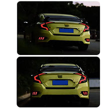 Load image into Gallery viewer, inginuity time LED Tail Lights For Honda Civic Sedan 10Th Gen 2016-2021 DRL Start Up Animation Rear Lamp Assembly (Not for hatchback)