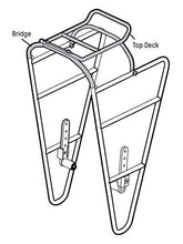 Load image into Gallery viewer, Blackburn Outpost Front and Rear World Touring Bike Rack (Black, Front)