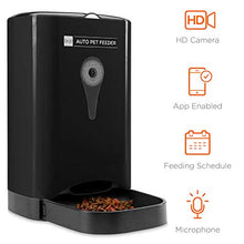 Load image into Gallery viewer, Best Choice Products 4.5L Smart Automatic Pet Feeder w/HD Camera, Smartphone App, Portion Control, 2-Way Audio - Black